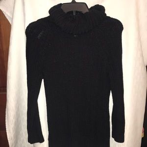 Black knit sweater